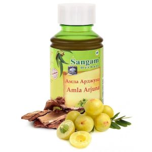 Натуральный сок Амла Арджуна - лечение сердца ( Sangam herbals - 500 мл. (Индия)