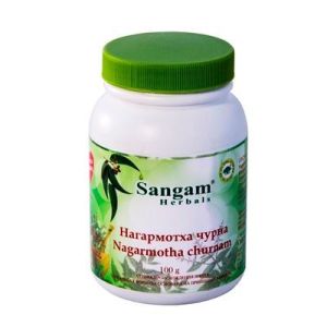 Нагармотха Чурна/ Сыть круглая (Nagarmotha Churnam) Sangam Herbals - 100 г. (Индия)