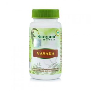 Васака противокашлевое, иммунитет (Vasaka) Sangam Herbals №60, 700 мг.