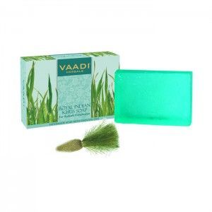 Королевское индийское мыло с ветивером для сияющего цвета лица (Royal Indian Khus Soap) Vaadi Herbals -75 г.