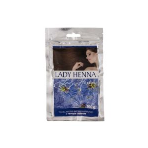 Маска для волос с Чёрным Тмином против выпадения (Lady Henna) -100 гр. (Индия)