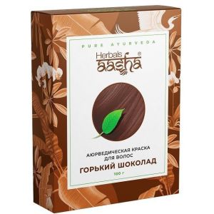 Аюрведическая краска для волос Горький шоколад (Aasha herbals) - 100г.
