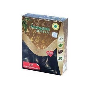Краска для волос Горький шоколад Н2 (Sangam Herbals) - 6x10 г. (Индия)