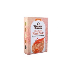 Розовая Гималайская соль, мелкий помол (Pink Himalayan Salt) Oriental Bazaar - 200г. (Индия)