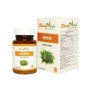 Ним (Neem) Shanti Veda: природный антибиотик и антисептик, очистка крови, здоровая кожа - 90 таб. по 250 мг.