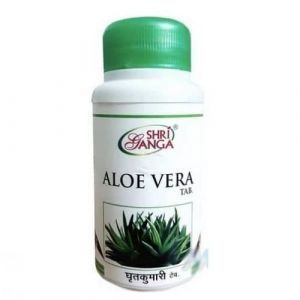 Алоэ Вера (Aloe Vera) Мощный иммуномодулятор и энерготоник Shri Ganga №60