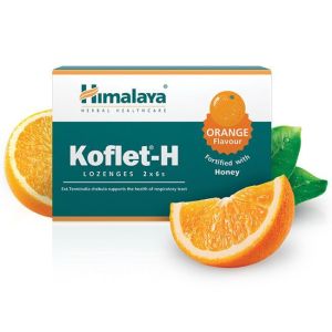 Кофлет-Н Леденцы Апельсин (Koflet Orange) Himalaya - 1 пластина по 6 конфет