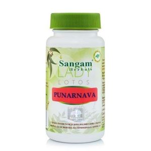 Пунарнава (Punarnava) Sangam Herbals - 60 таб. по 700 мг. (Индия)