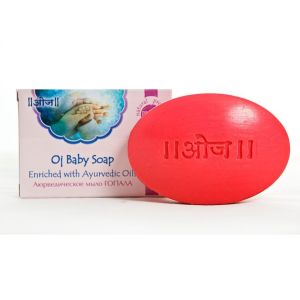 Аюрведческое мыло ГОПАЛА, для детей (Oj Baby Soap) Ayu Swasthya Products - 100гр. (Индия)