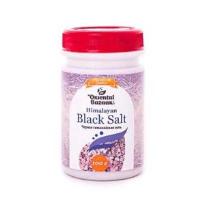Соль ЧЕРНАЯ Гималайская мелкий помол (Pink Himalayan Salt) Oriental Bazaar, 100 г.