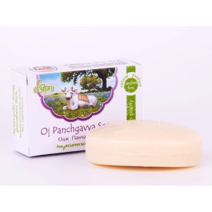 Аюрведическое мыло Одж Панчагавья (Oj Panchagavya Soap) Ayu Swasthya Produkts - 100 гр. (Индия)