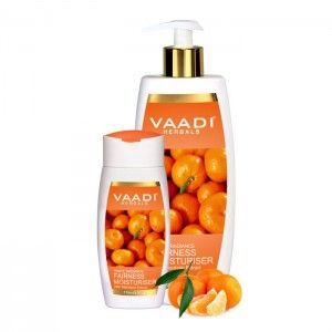 Лосьон для лица и тела осветляющий с экстрактом мандарина (Lotion Moisturiser) Vaadi Herbals - 110 мл. (Индия)