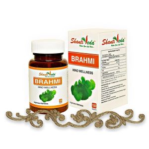 Брахми (Brahmi Shanti Veda): улучшение мозговой деятельности - 90 таб. по 250 мг.