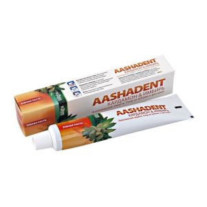 Зубная паста Кардамон & Имбирь AASHADENT Aasha herbals - 100 г.