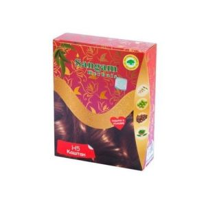Краска для волос Каштан Н5 (Sangam Herbals) - 6x10 г. (Индия)