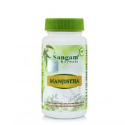 МАНЖИШТА / Манджишта, очищение крови (MANJISTHA) Sangam Herbals - 60 таб. по 750 мг. (Индия)