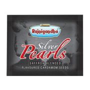 Силвер пеарлс - семена кардамона с шафраном, покрытые серебром (Silver Pearls) Rajnigandha - 0,17 гр. (Индия)