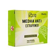Медха Вати: для мозга, памяти, сосудов, жемчужный кальций (Medha Vati) Divya (Patanjali) - 120 таб. по 500 мг.